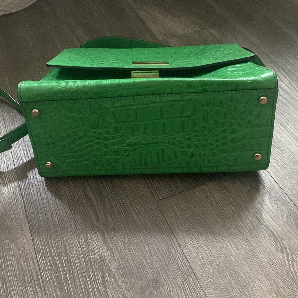Kate Spade Green Crocodile Leather Darcy top handle - Picture 14 of 16